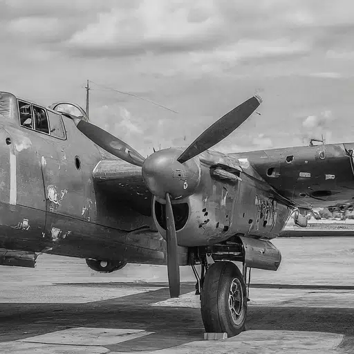 Plane with bullet holes - image generated by Google Gemini