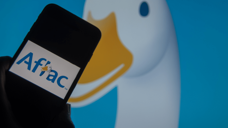 Aflac Duck and mobile app