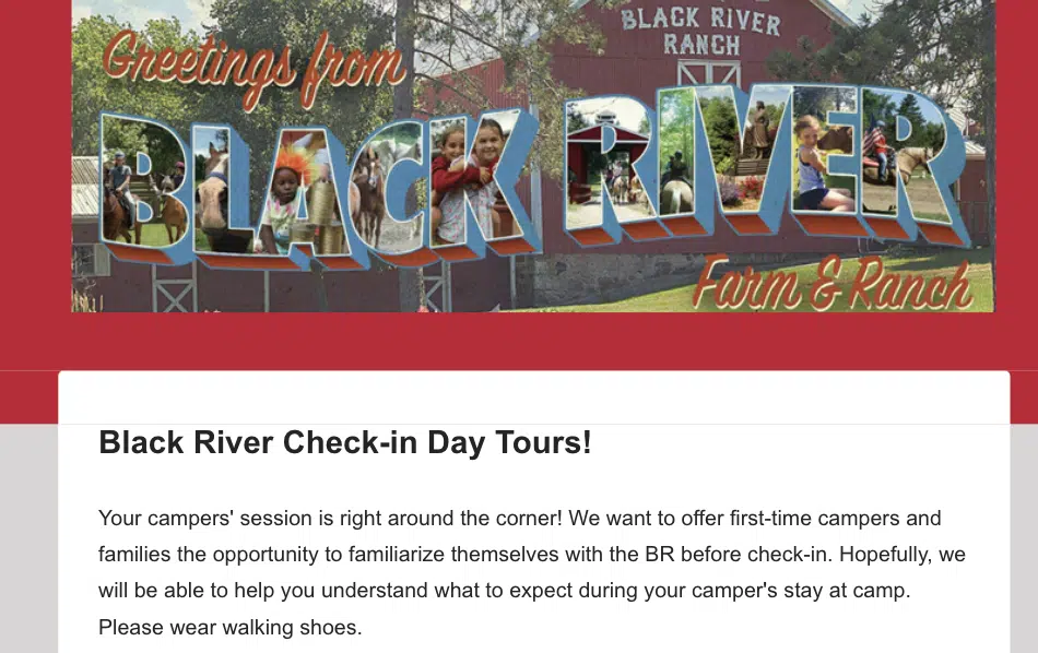 Black River summer camp email