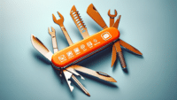 AI-generated-image-of-Swiss-Army-knife-with-email-marketing-elements