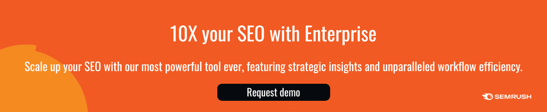Graphic illustration to feature Semrush data tool pre-launch demo. Click to register.