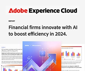 Financial firms innovate with AI to boost efficiency in 2024. - Adobe Experience Cloud