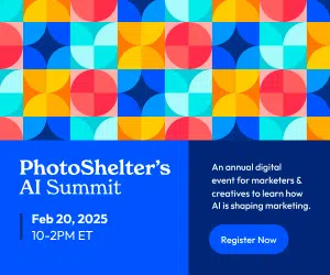 PhotoShelter's AI Summit - An Annual digital event for marketers & creatives to learn how AI is shaping marketing.