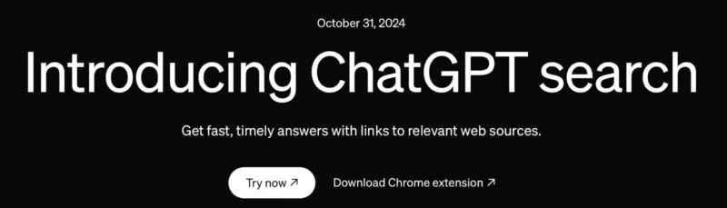 Introducing ChatGPT search - screenshot