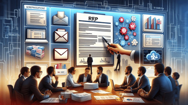 The RFP process - AI-generated image'