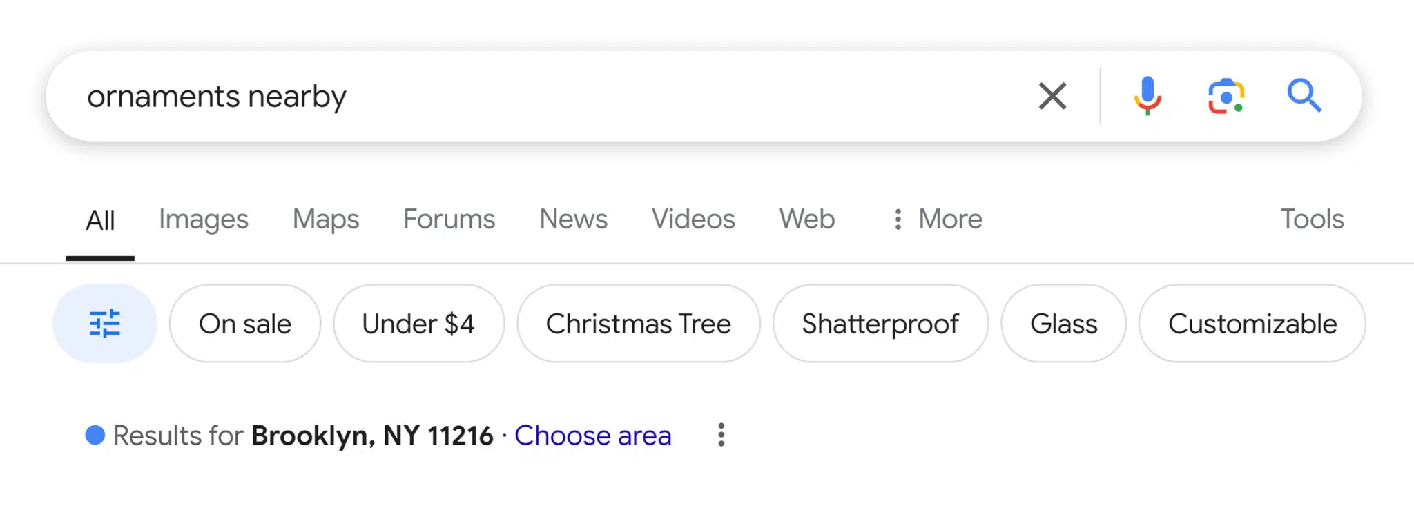 Google Serp Ornaments Nearby
