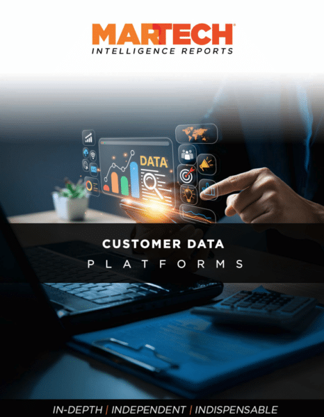 Customer Data Platforms MarTech Intelligence Report.