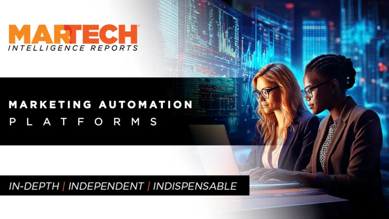 Martech Intelligence report on marketing automation platforms.