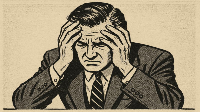 Frustrated marketer.