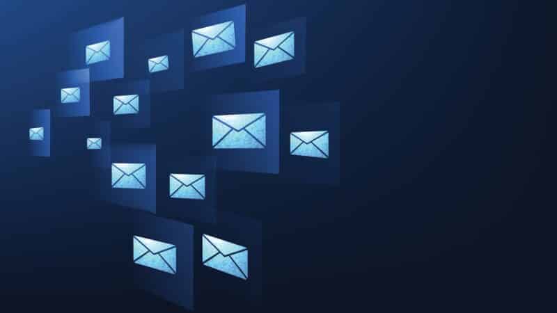 Email newsletter concept
