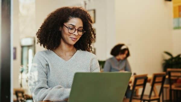 Remote-worker-in-a-cafe-concept