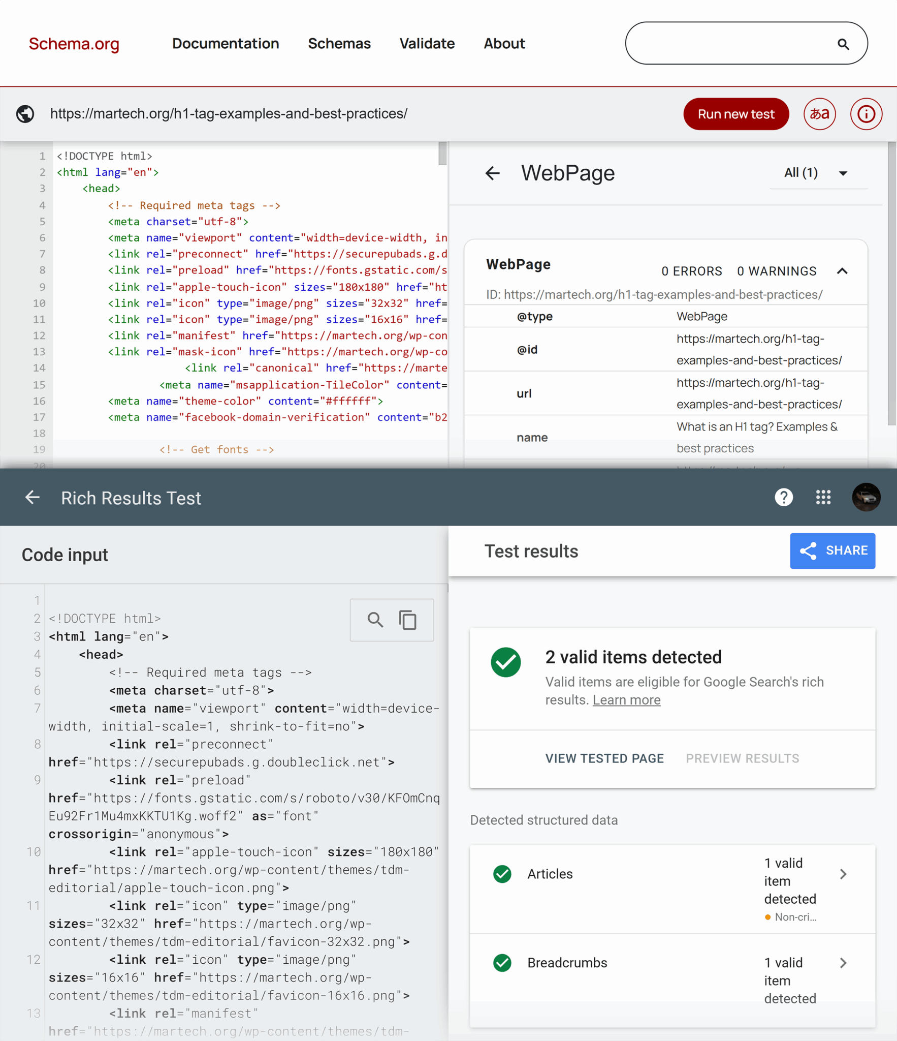 Validator Schema