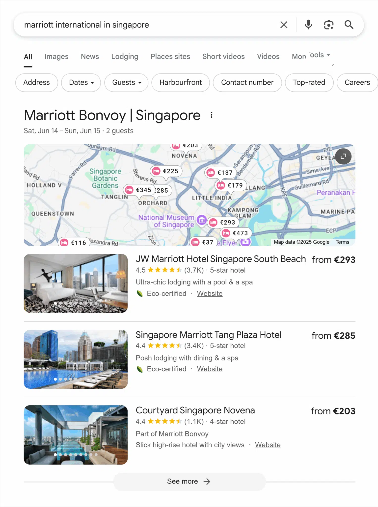 Google Serp Marriott International In Singapore Scaled