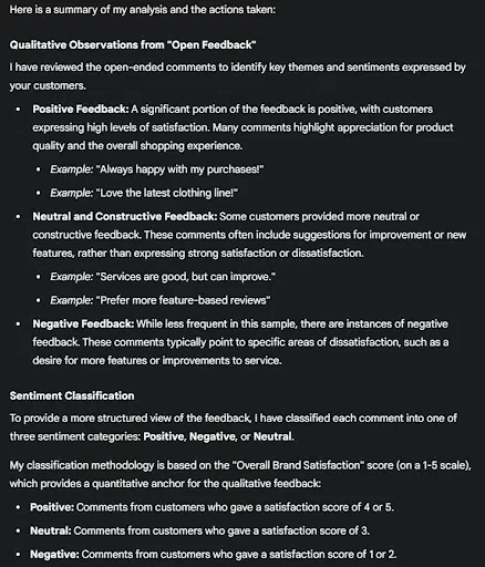 Observations from open feedback from Gemini.