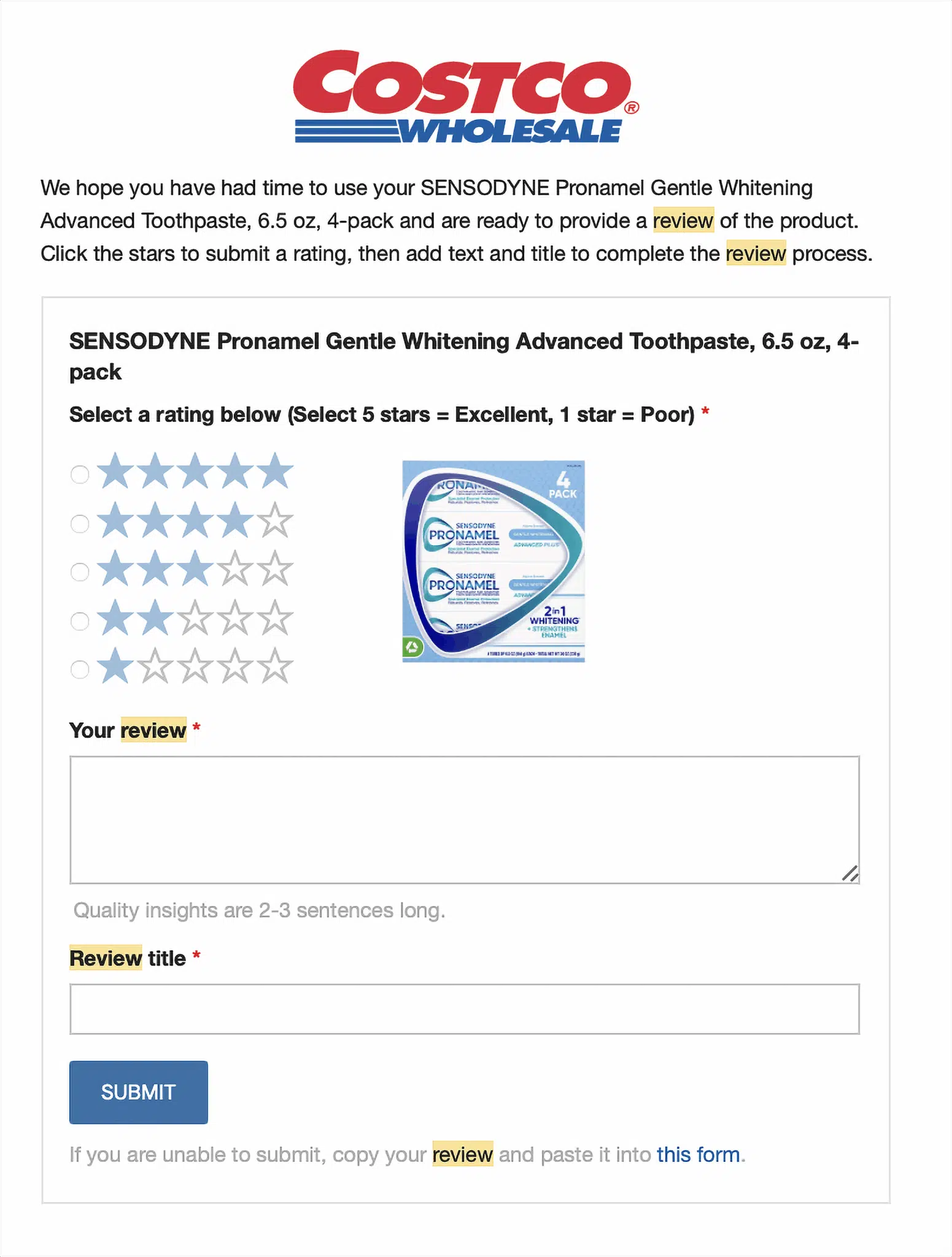 Costco Survey Scaled