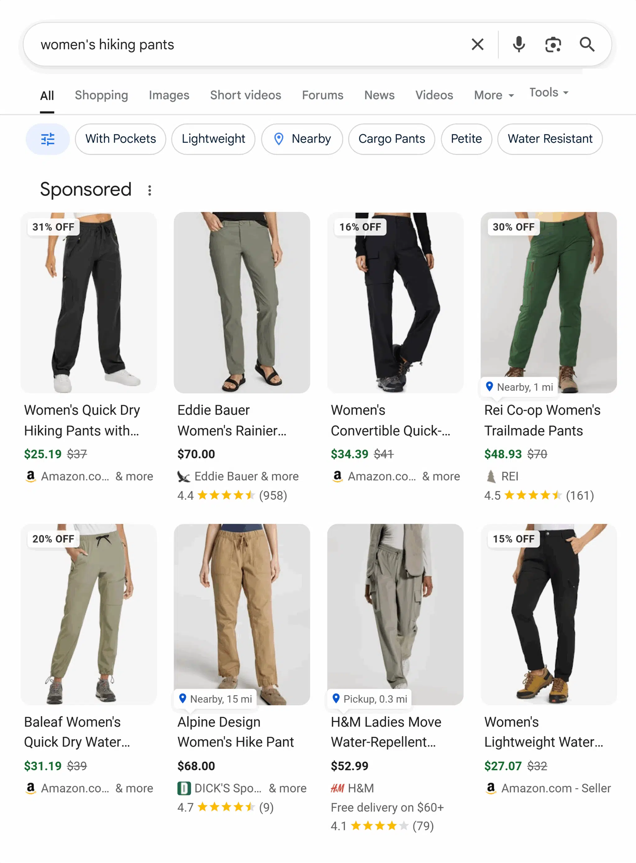 Google Serp Women Hiking Pants Scaled