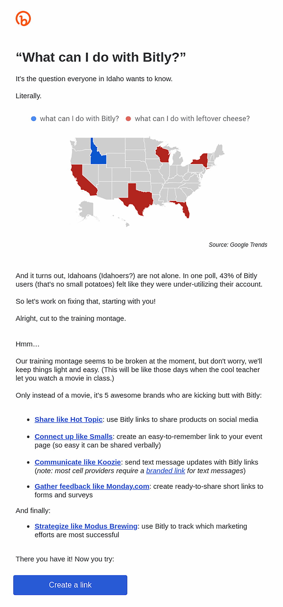 Bitly Onboarding Email Scaled