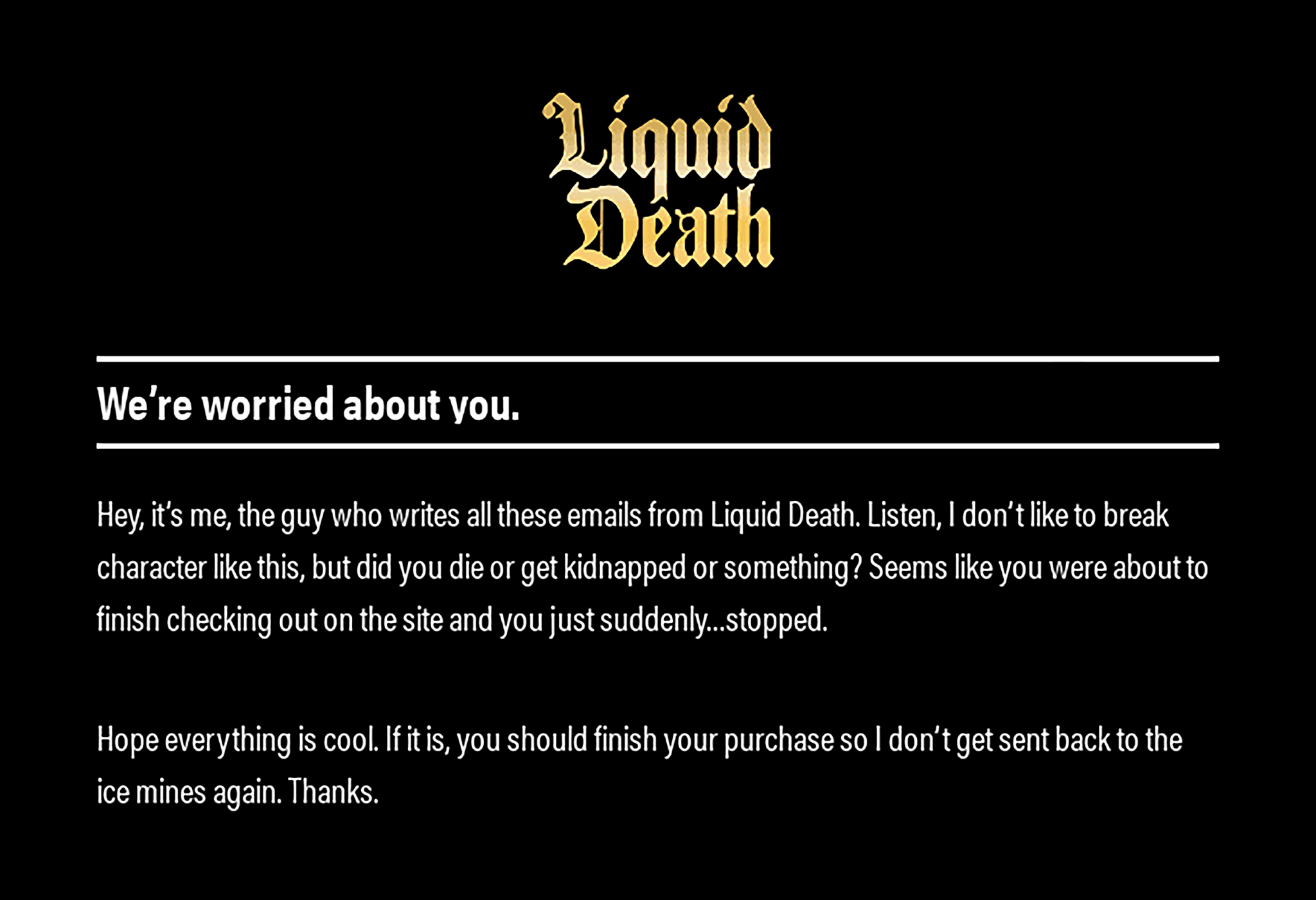 Liquid Death Email Scaled