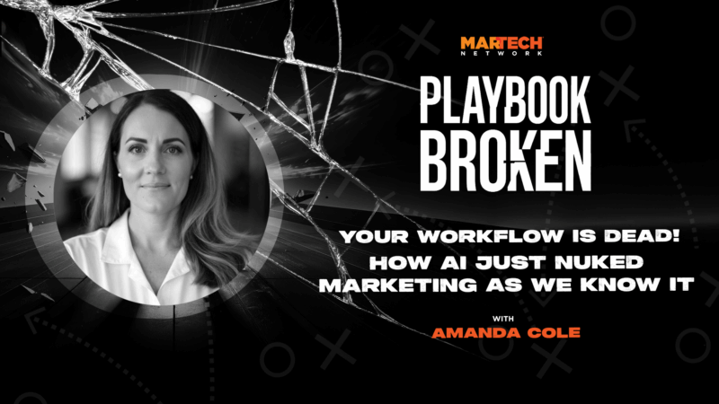 Bloomreach CMO Amanda Cole on the Playbook Broken podcast.