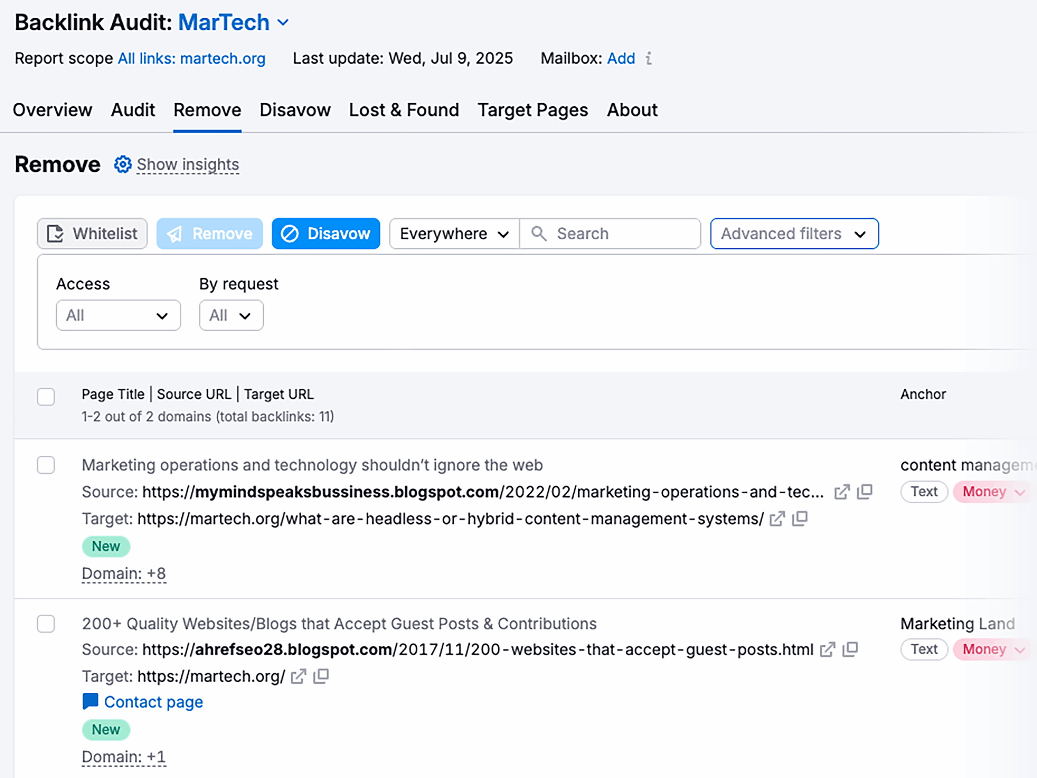 Backlink Audit Martech Remove List Scaled