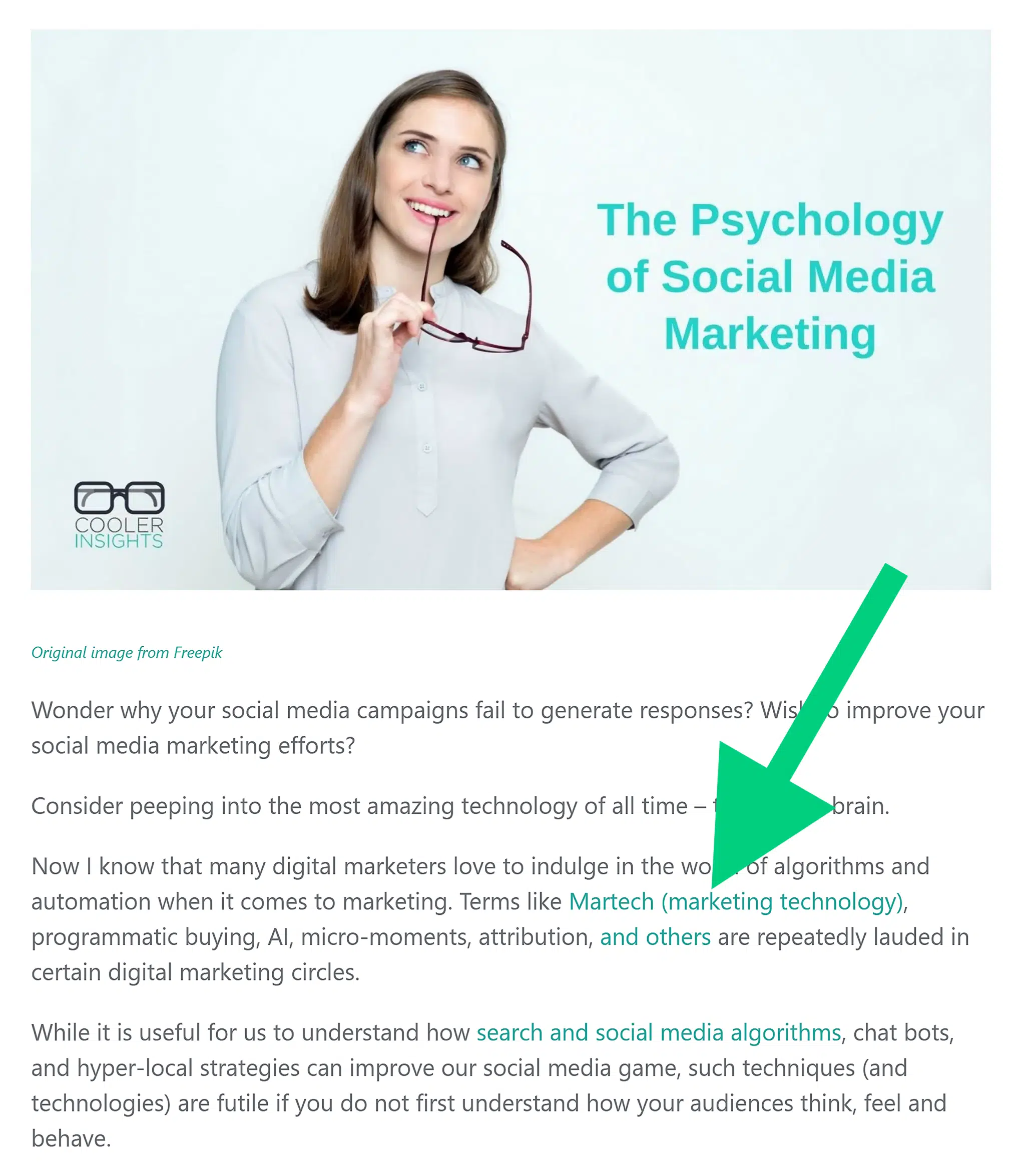 Coolerinsights Psychology Social Media Marketing Scaled
