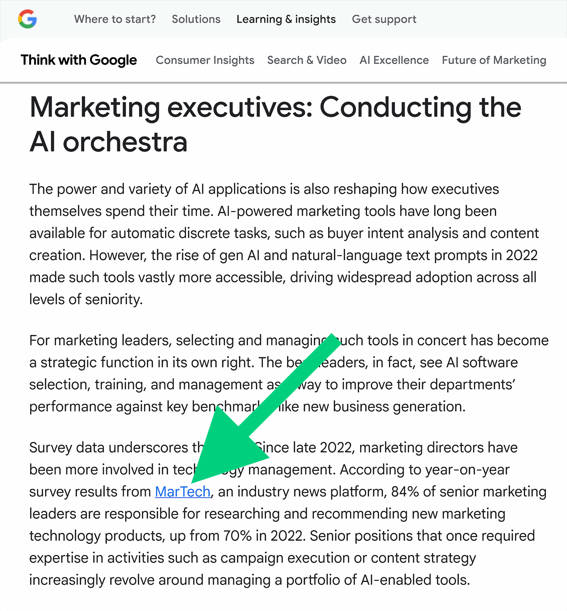 Google Post Marketing Executives Martech Scaled