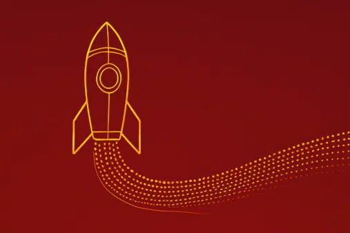rocket-of-data-taking-off