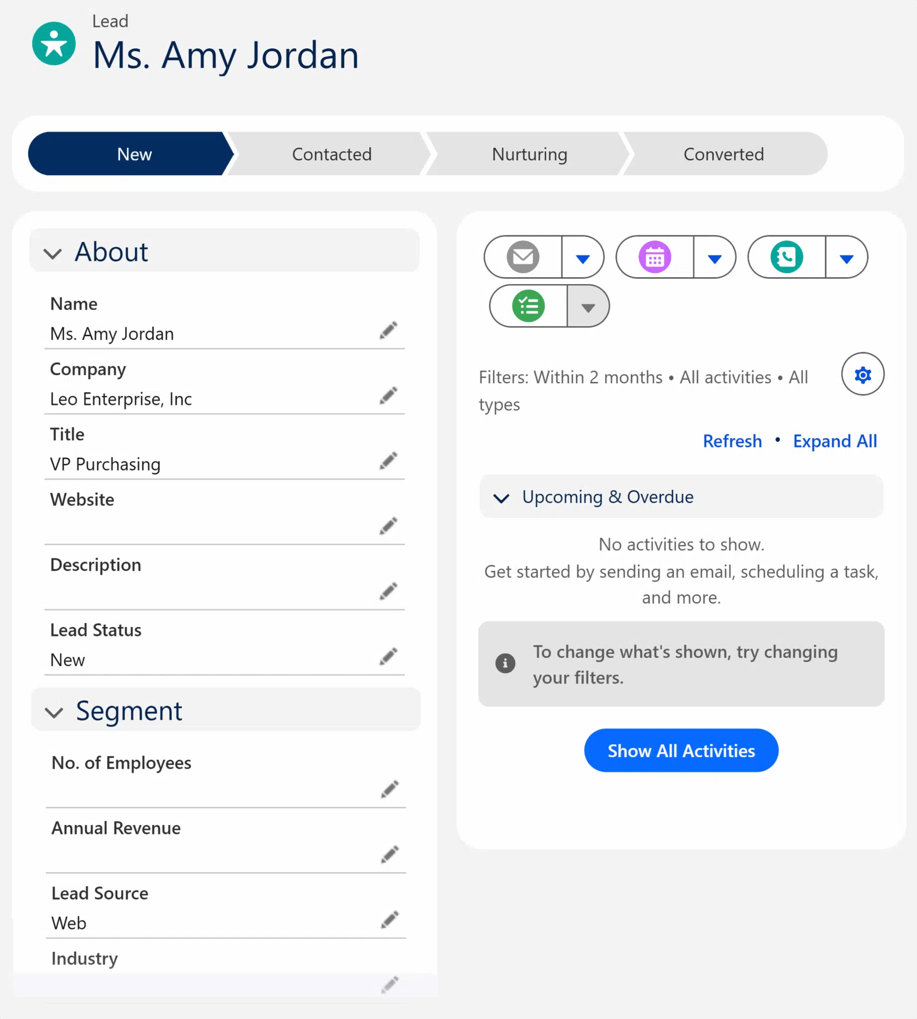 Salesforce New Lead Amy 1 Scaled