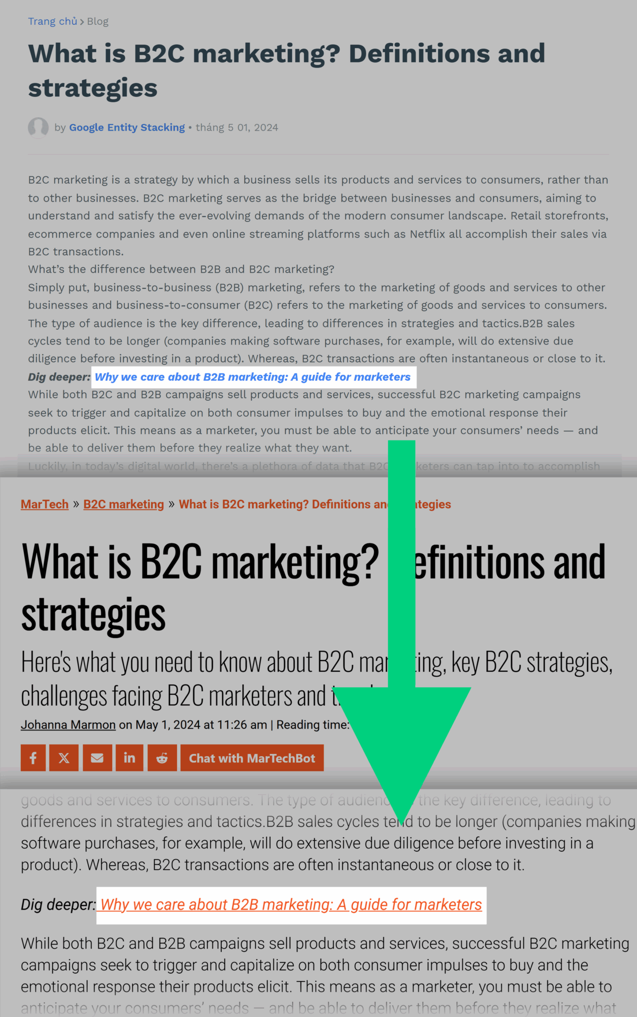 Site Was Republishing Martech Articles Scaled