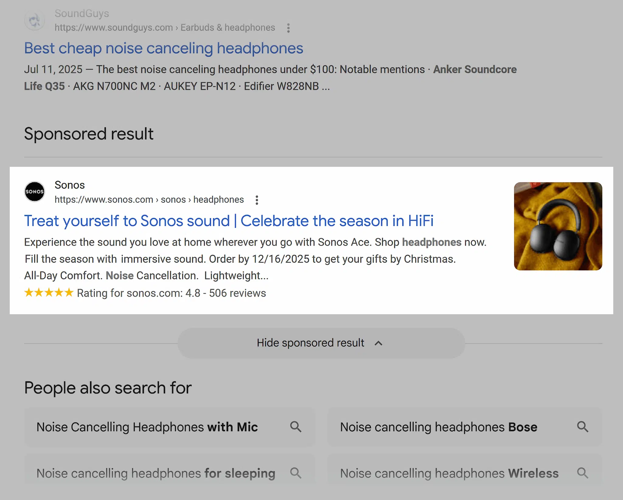 Sonos Sponsored Result Scaled