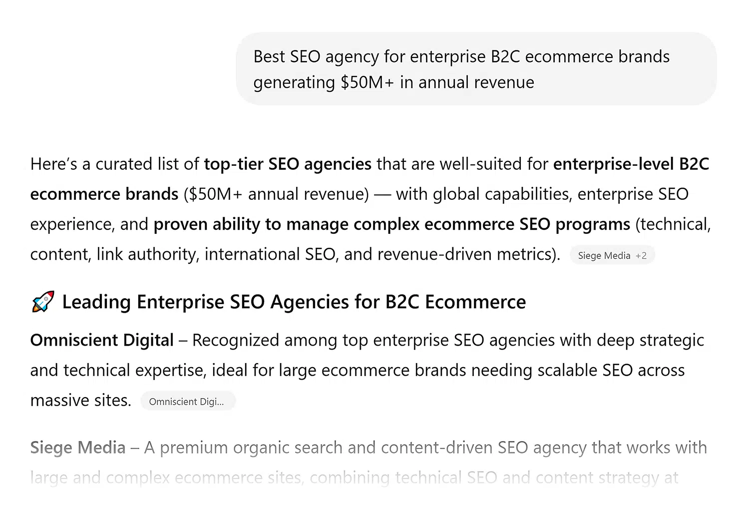 Chatgpt Best Seo Agency