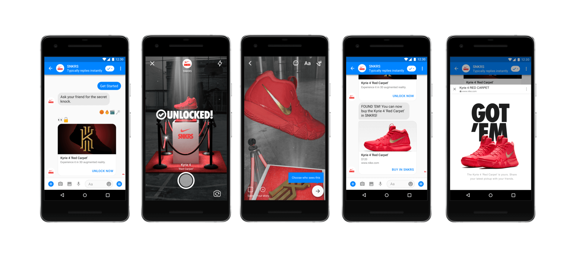 Nike shop snkrs ar